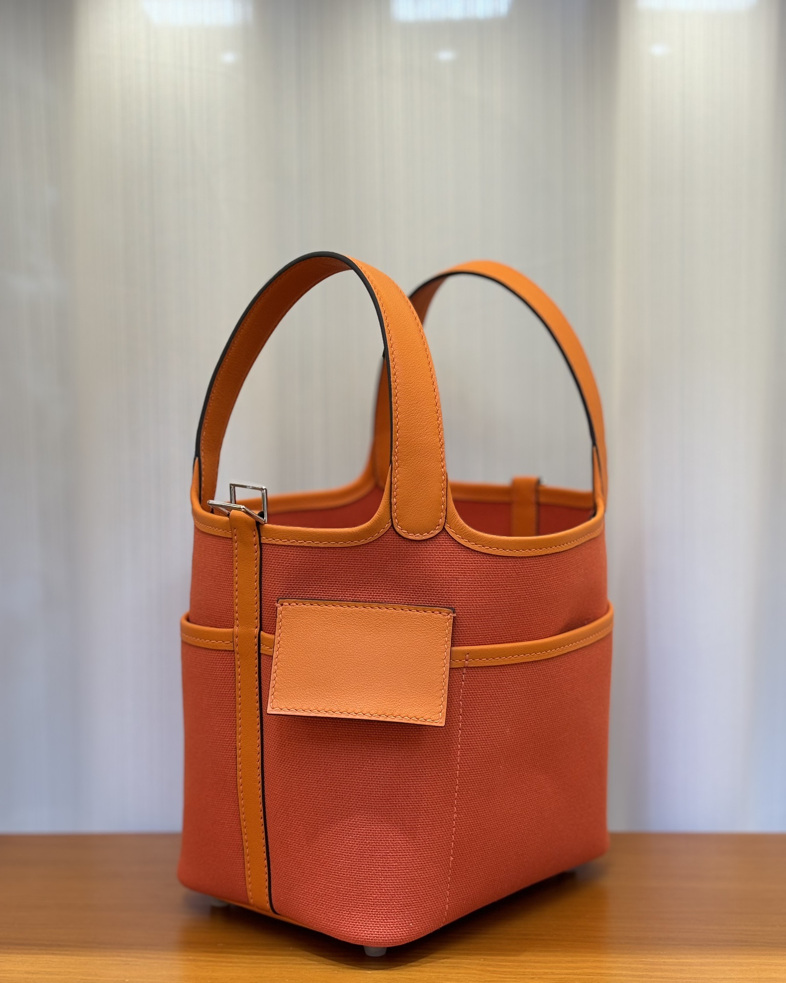 Hermes Picotin Lock 18 Pocket Bag In Orange